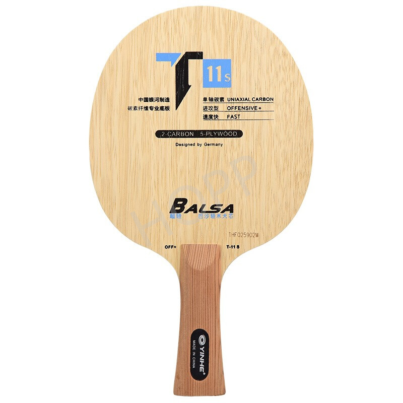 Table Tennis Forehand - YINHE T-11 T11S (balsa de carbono