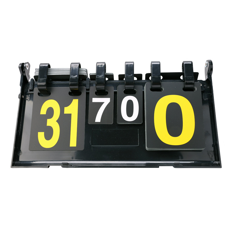 Table Tennis Match - Marcador de doble cara con tarjetas