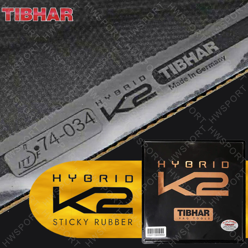 Table Tennis Hybrid Rubbers - TIBHAR-Hoja superior de goma adhesiva para