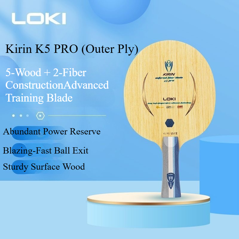 LOKI Kirin K5 PRO hoja de teni - Table Tennis Training reseña y precio