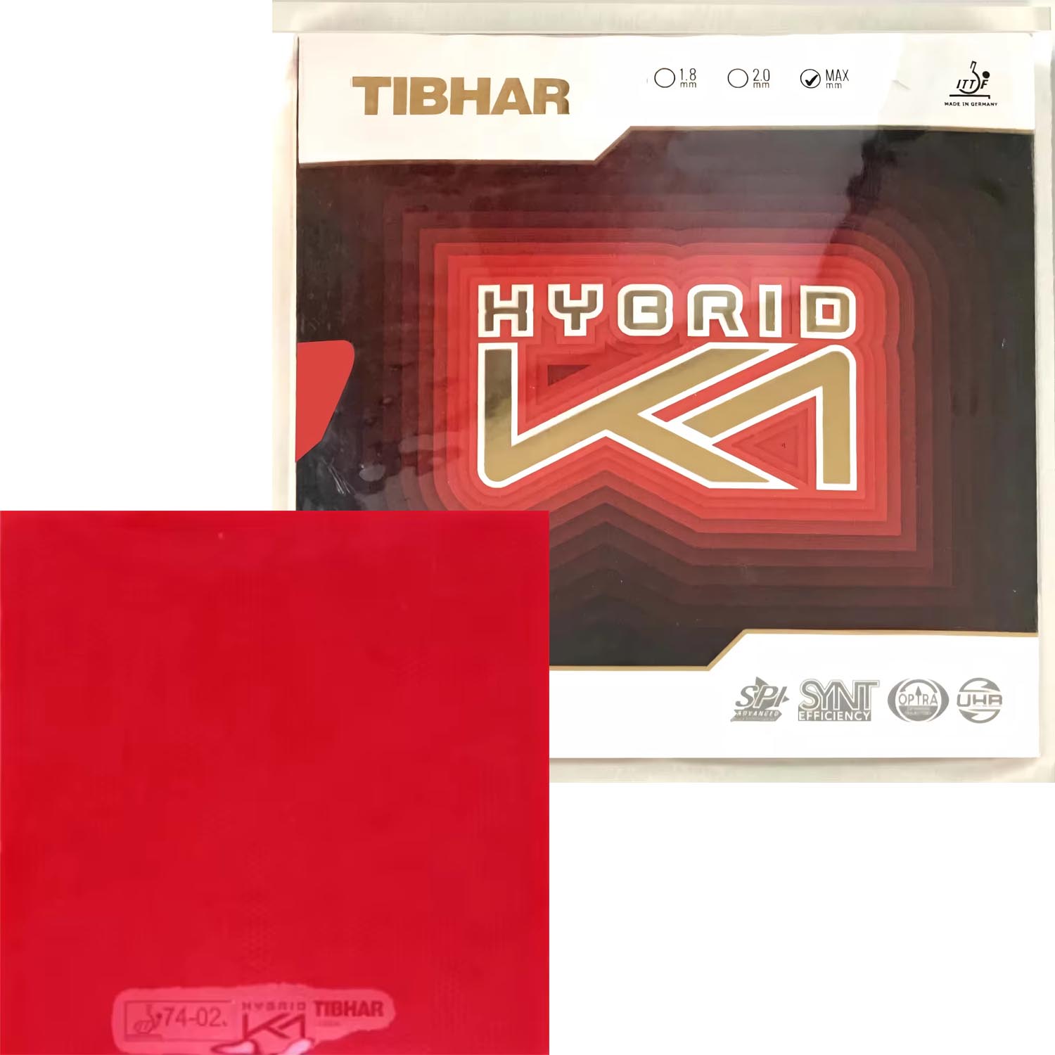 Goma de tenis de mesa Tibhar H - Table Tennis Hybrid Rubbers reseña y precio